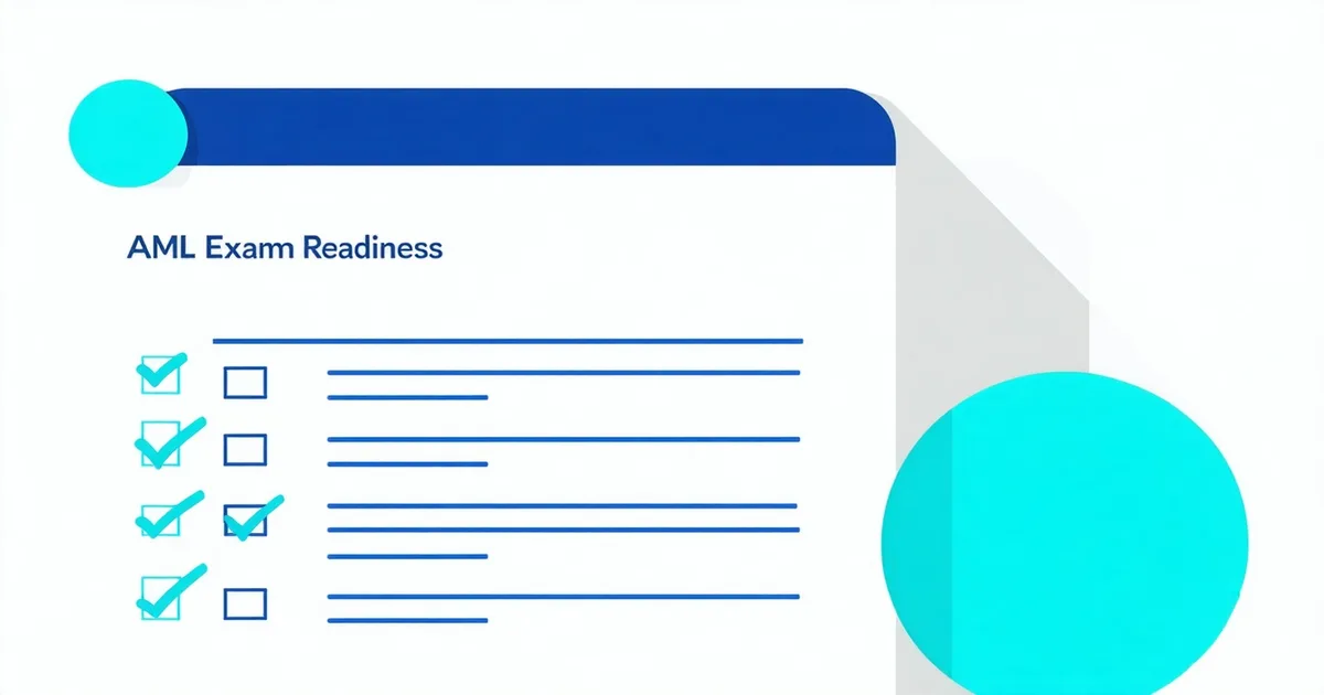 AML exam readiness checklist for fintechs — documentation and program evidence